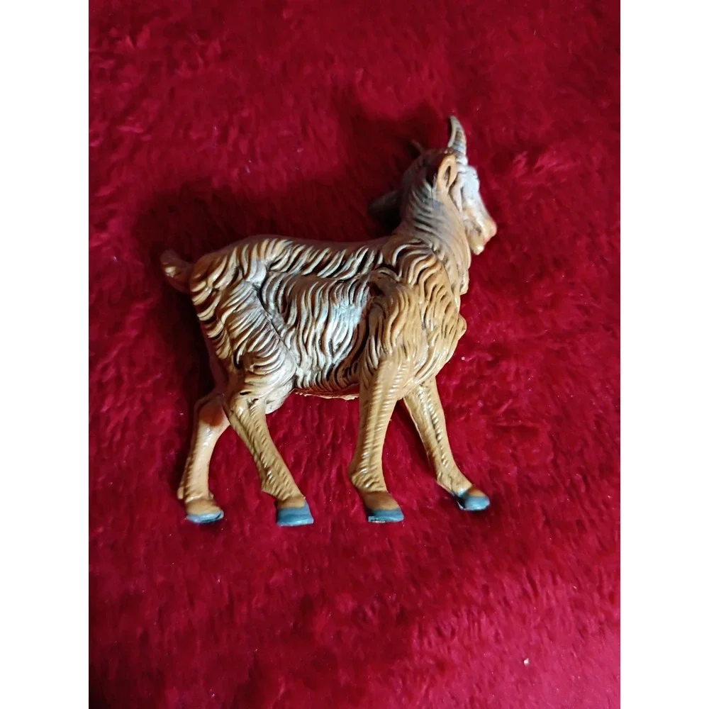 Vintage Fontanini Depose Italy Nativity Goat Figurine Polymer Animal 2.5 Inch
